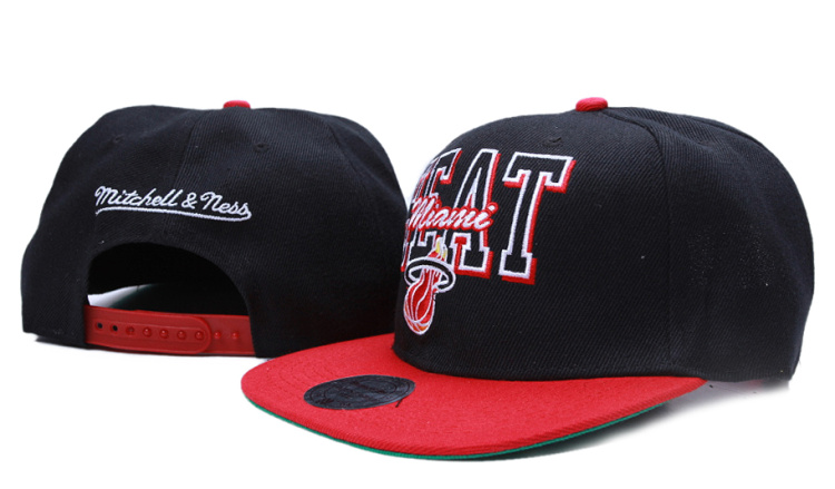 NBA Maimi Heat M&N Snapback Hat id26